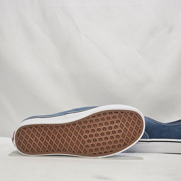 Vans Unisex Authentic Navy Corduroy Lace Up Sneaker Women's Size 6.5 Navy NWT - Picture 8 of 9